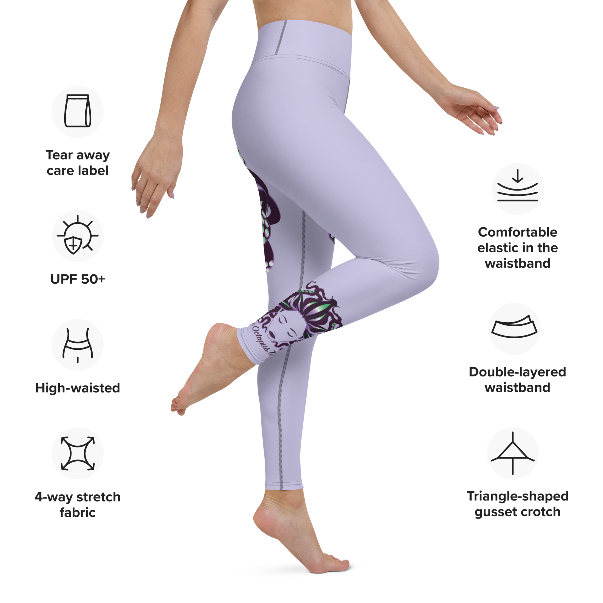 Octopus yoga pants top